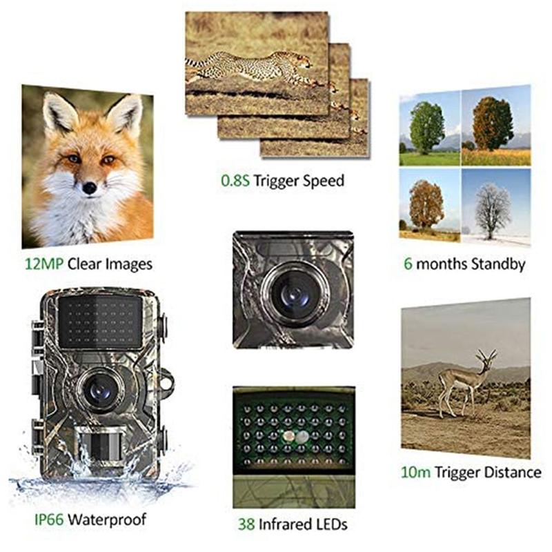 12Mp Camera With 1080P Night Vision And 26 Leds
