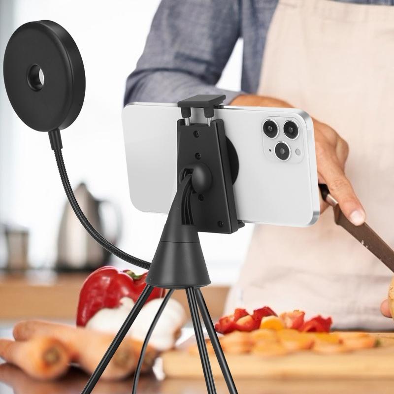Dimmable Led Ring Light With Phone Tripod Stand For Mobile Photography