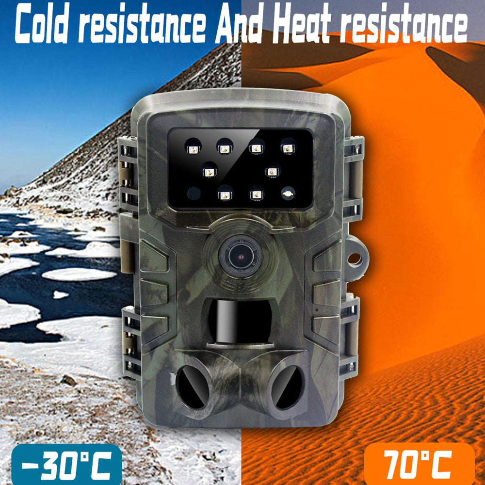 1080P Wildlife Camera With Night Vision For Outdoor Tracking