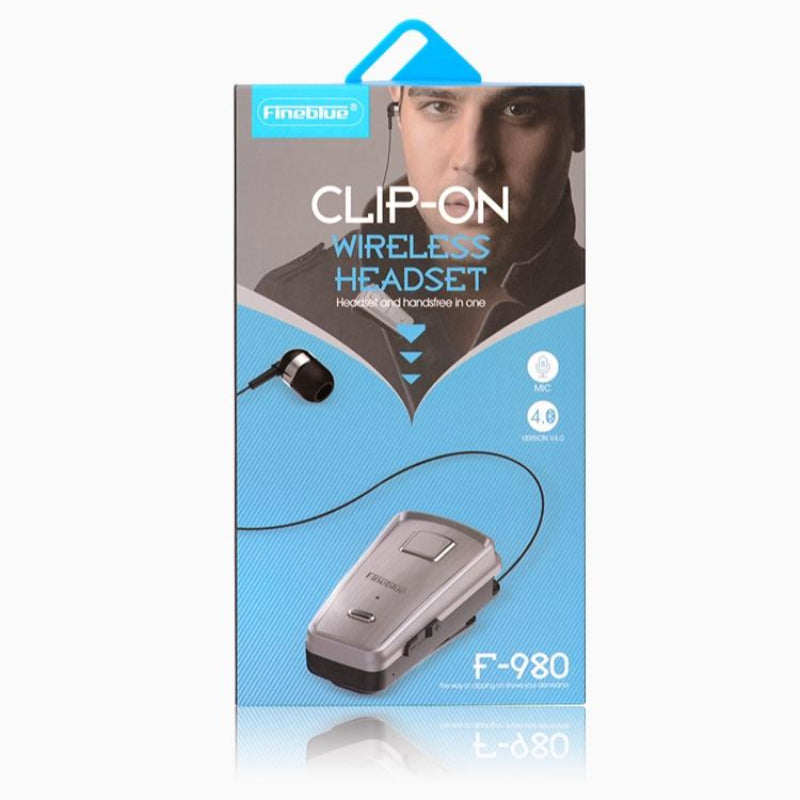 Retractable Bluetooth Headset With Caller Reminder And Anti Theft Feature