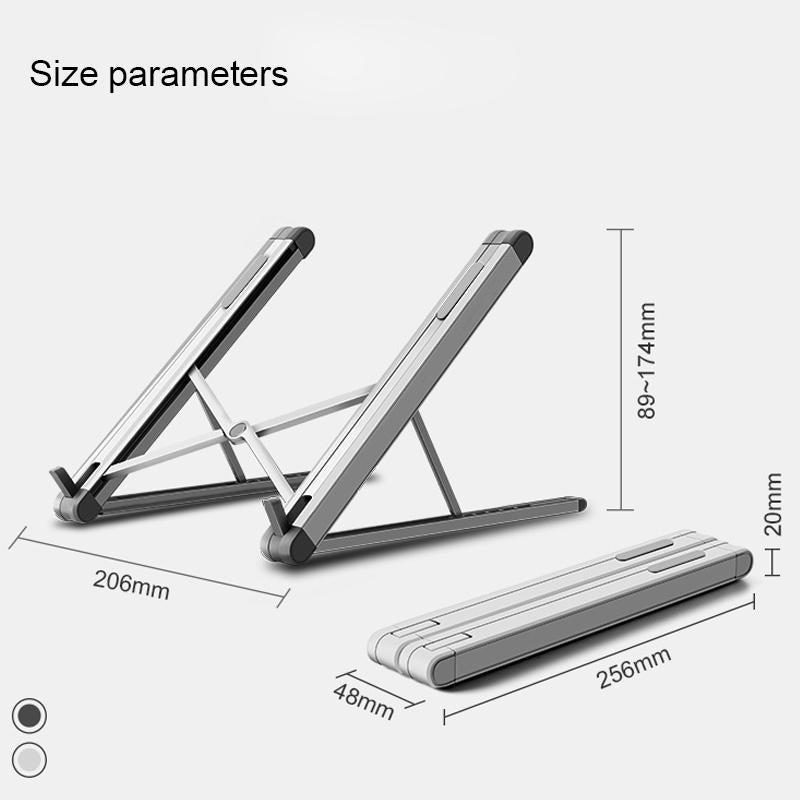 Foldable Aluminium Laptop Stand For Universal Compatibility And Ergonomic Use