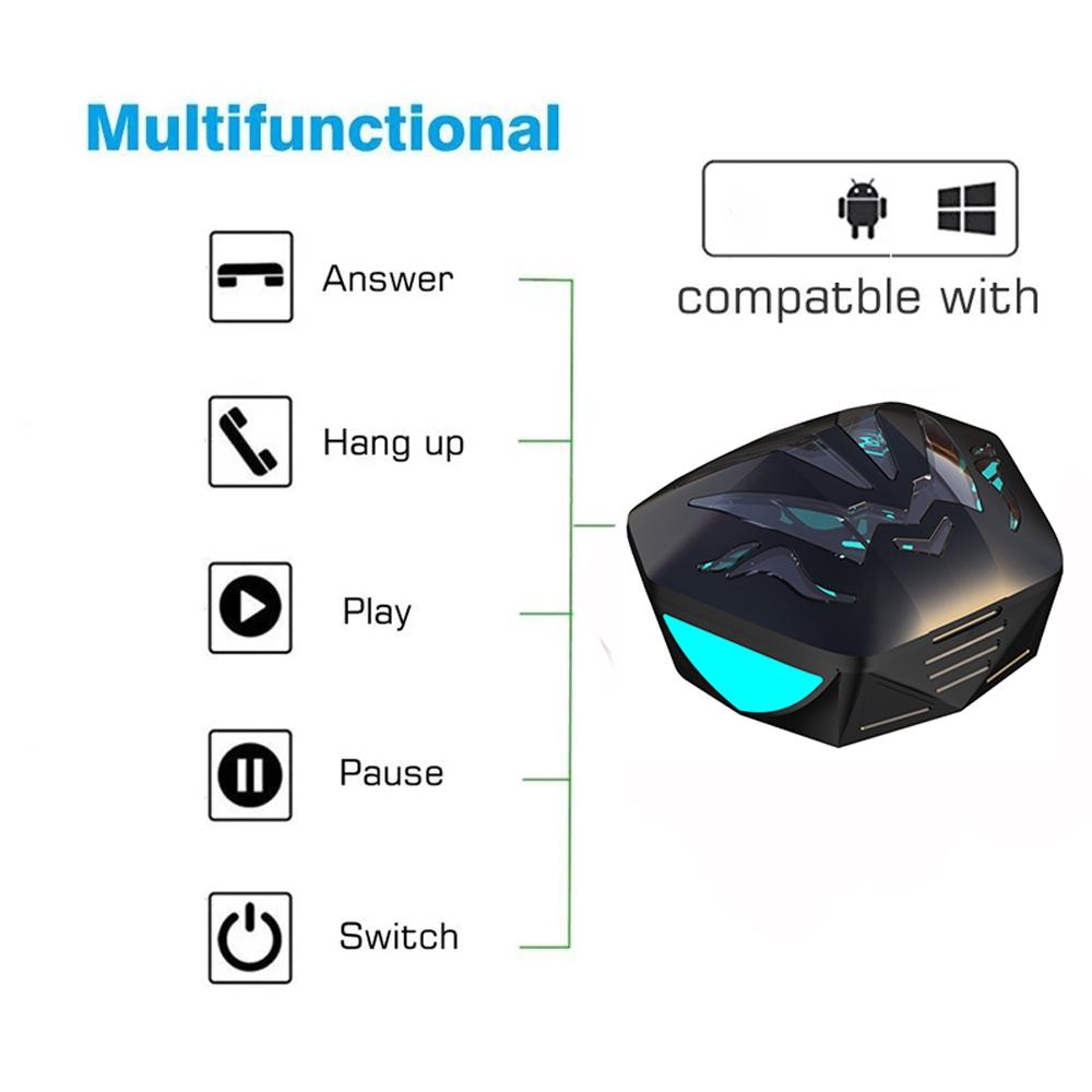 Waterproof Wireless 9D Stereo Headphones With Led Charging Box For Portable Audio
