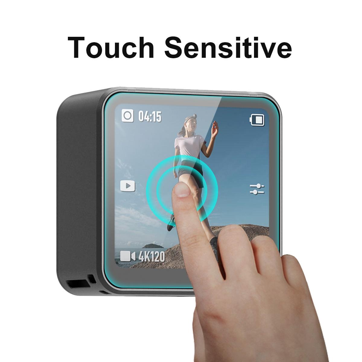 9H Tempered Glass Screen Film For Dji Action 2 Power Combo With 0.2 Millimetre Thickness