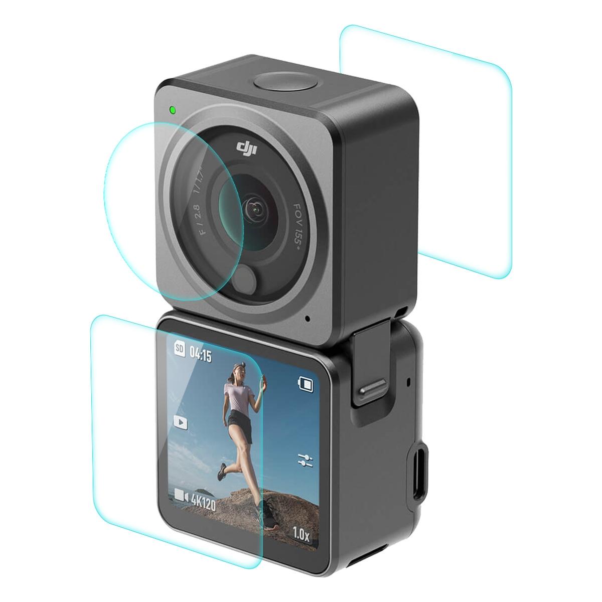 Dji Action 2 Dual Screen Combo Tempered Glass Film Zero Point Two Millimetres Nine H