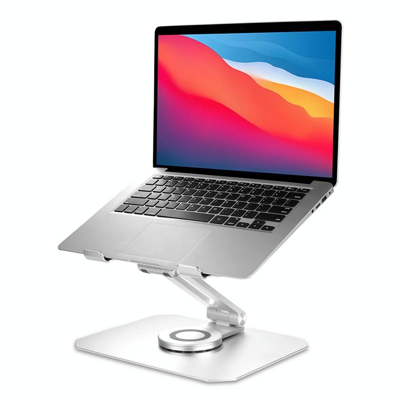 360 Degree Rotating Aluminium Laptop Stand For Heat Dissipation And Stability