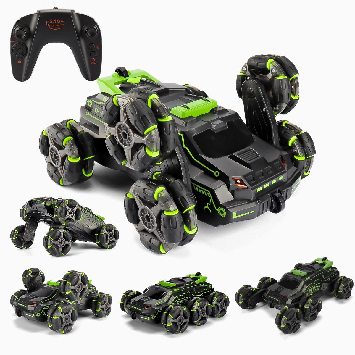 360 Degree Swing Arm Stunt Car With Remote Control And Six Wheel Drift Spray