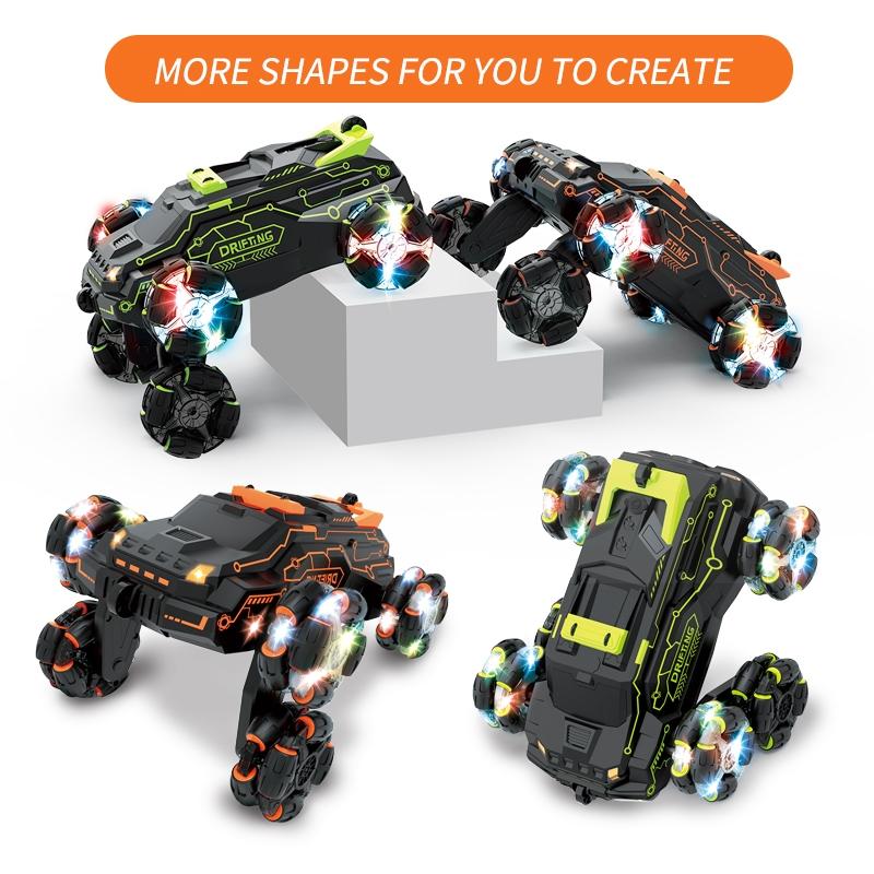 360 Degree Swing Arm Stunt Car With Remote Control And Six Wheel Drift Spray