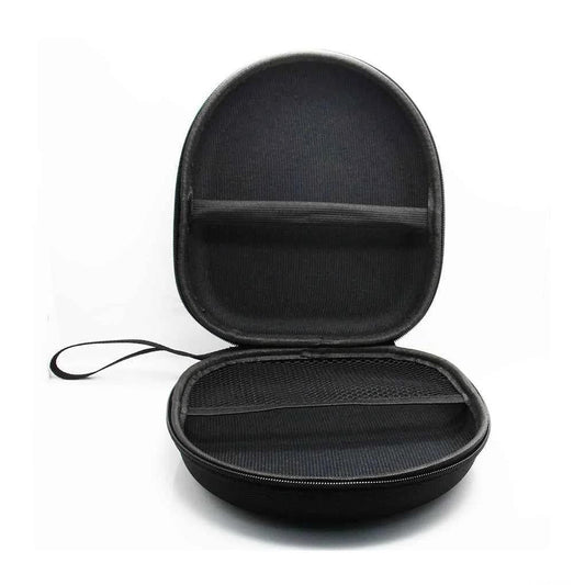 Round Zippered Headphone Storage Bag Portable And Compact Accessory
