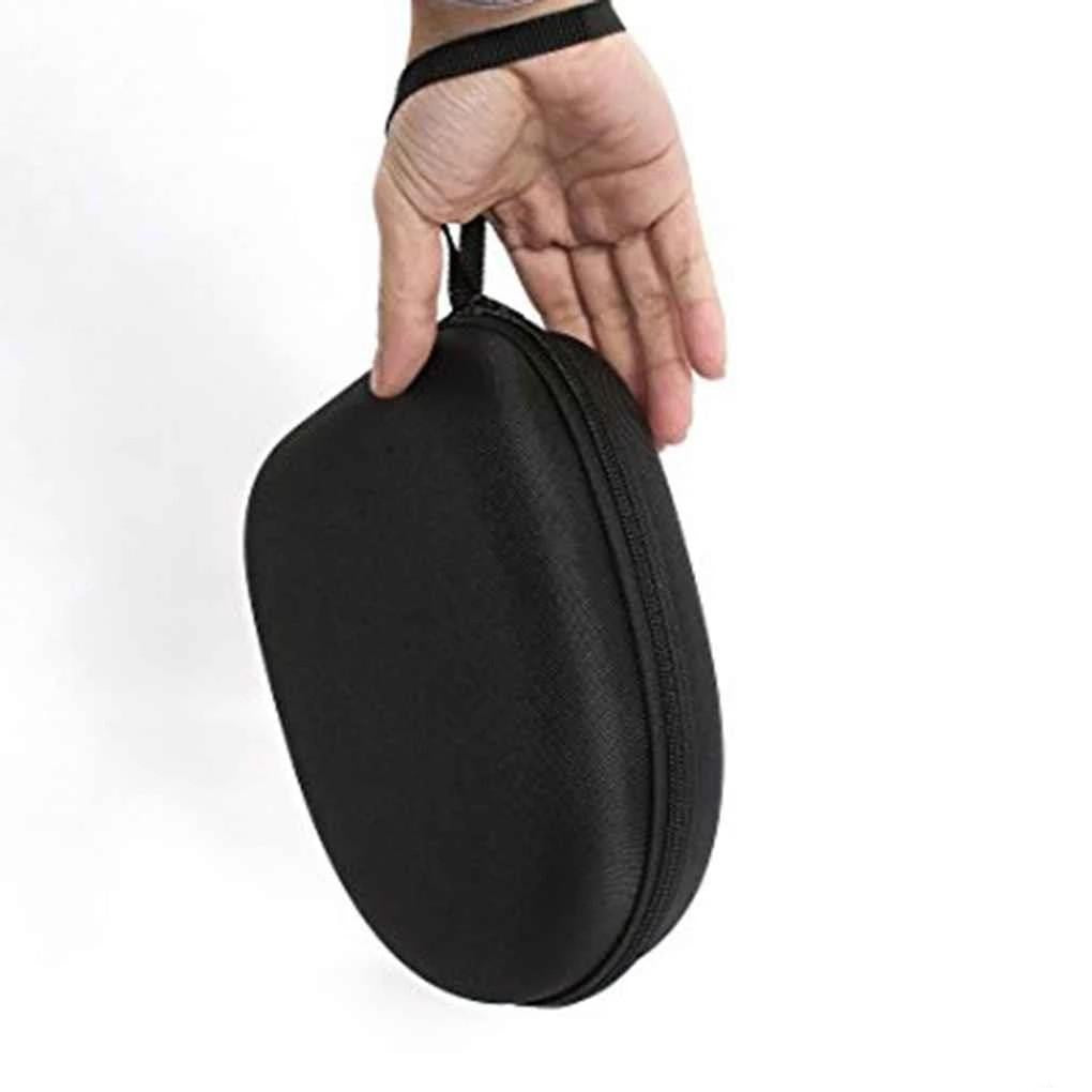 Round Zippered Headphone Storage Bag Portable And Compact Accessory