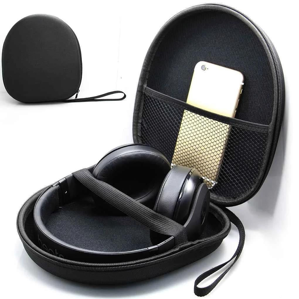 Round Zippered Headphone Storage Bag Portable And Compact Accessory