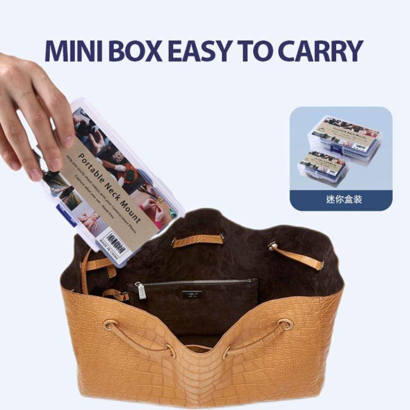 Flexible Neck Mount For Action Cameras And Smartphones With Design