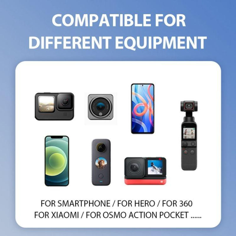 Flexible Neck Mount For Action Cameras And Smartphones With Adjustable Design