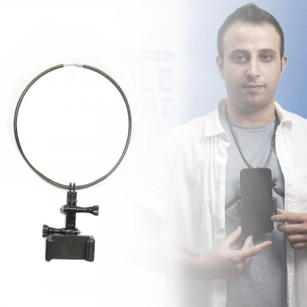 Flexible Neck Mount For Gopro And Smartphones Compatible With Action Cameras