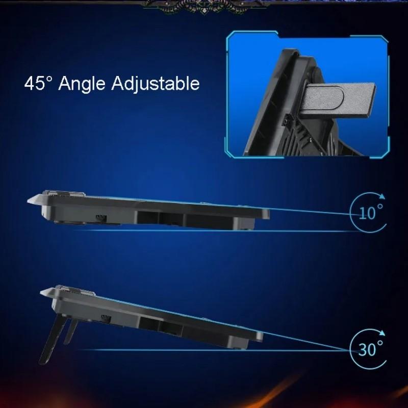 Gaming Laptop Stand With Four Cooling Fans For Enhanced Stability