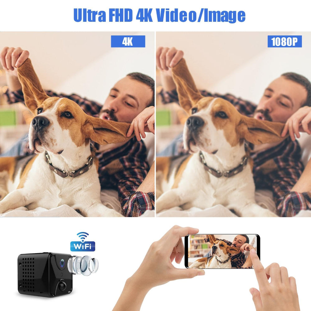 Wireless Wifi Security Camera For Home Surveillance With Night Vision And Remote Access