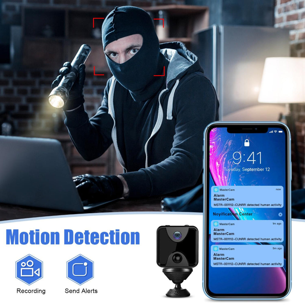 Wireless Wifi Security Camera For Home Surveillance With Night Vision And Remote Access