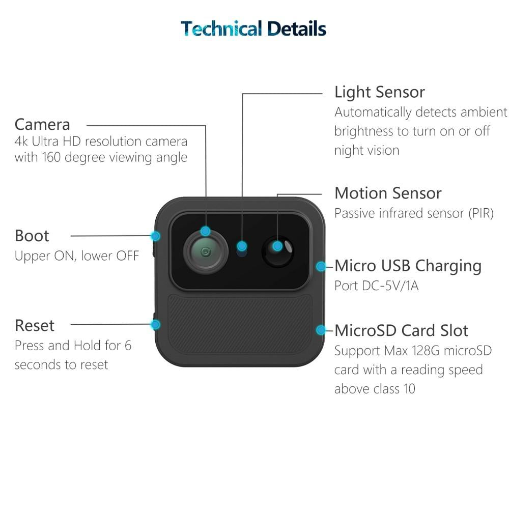 Wifi Camera With Remote Monitoring And Night Vision
