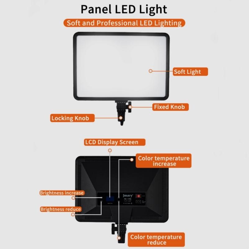 Studio Soft Light For Video Conferencing And Photography With Adjustable Features
