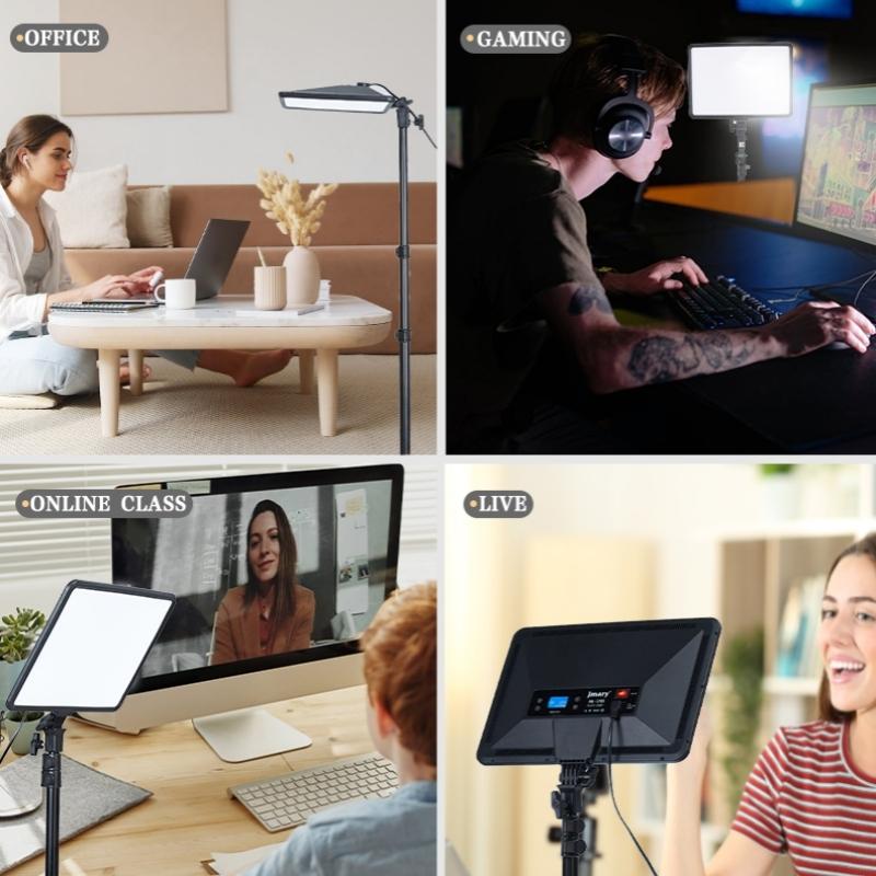 Studio Soft Light For Video Conferencing And Photography With Adjustable Features