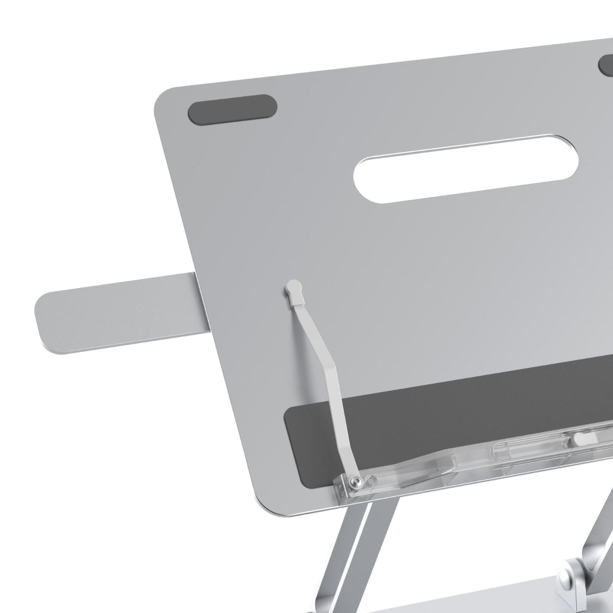 Folding Laptop Stand With Heat Dissipation And Book Clips