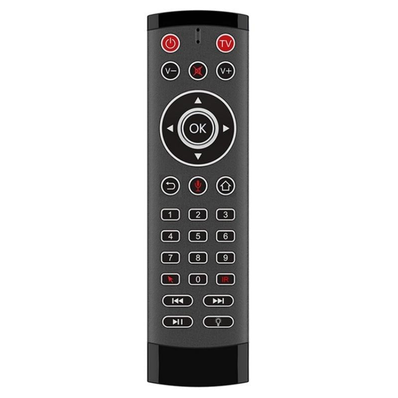 Smart Wireless Air Mouse With Ir Learning And Backlight Control Features