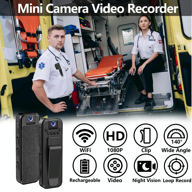 1080P Hd Night Wifi Vision Camera For Outdoor Sports And Conference Video Recording