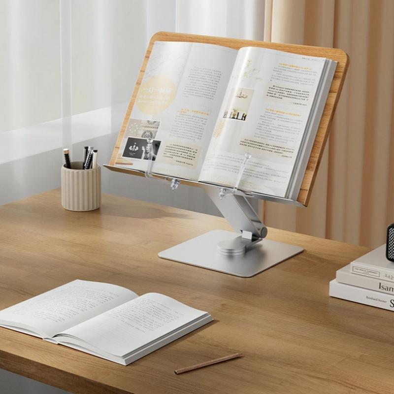 360 Degree Rotating Laptop & Book Stand Adjustable Hands Free