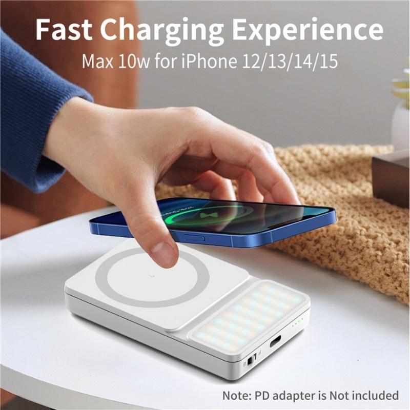 V17 Live Broadcast Magnetic Phone Photography Lamp With Rgb Led Fill Light For Clearer Shots