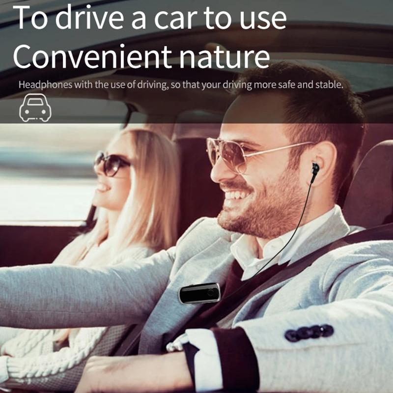 Wireless Bluetooth In Ear Earphone With Vibrating Alert And Clip For Portable Audio