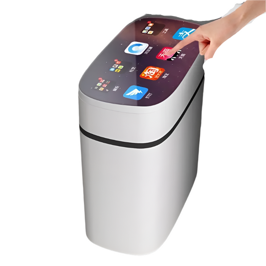 Automatic Smart Trash Can Inductive Household Versatile New Living Room Light Luxury Electric Toilet Sanitary Bucket