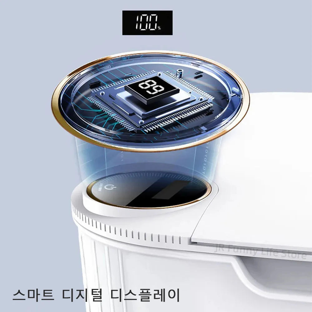 20L Smart Sensor Trash Can With Display Type Recharging Automatic Wastebin For Bathroom Kitchen Toilet Wastebasket Home