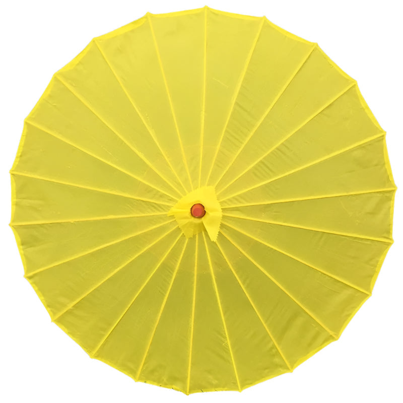 Chinese Colored Fabric Umbrella White Pink Parasols China Traditional Dance Japanese Silk Props