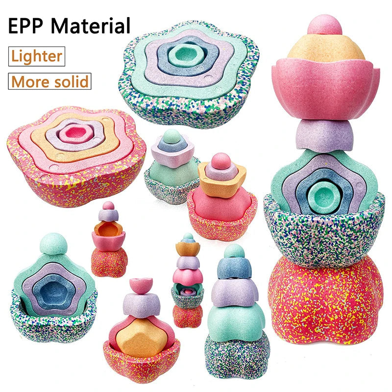 Foam Balance Stepping Stone Kids Sports Toys Touch Sensory Integration Training Equipment Outdoor Games For Children