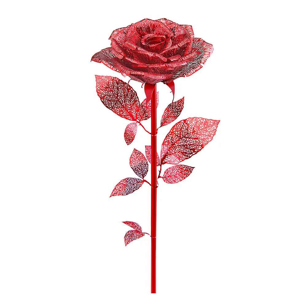 Piececool 3D Metal Puzzle Golden Rose Diy Model Kits For Adult Teen Toys Jigsaw Valentine's Day Gifts