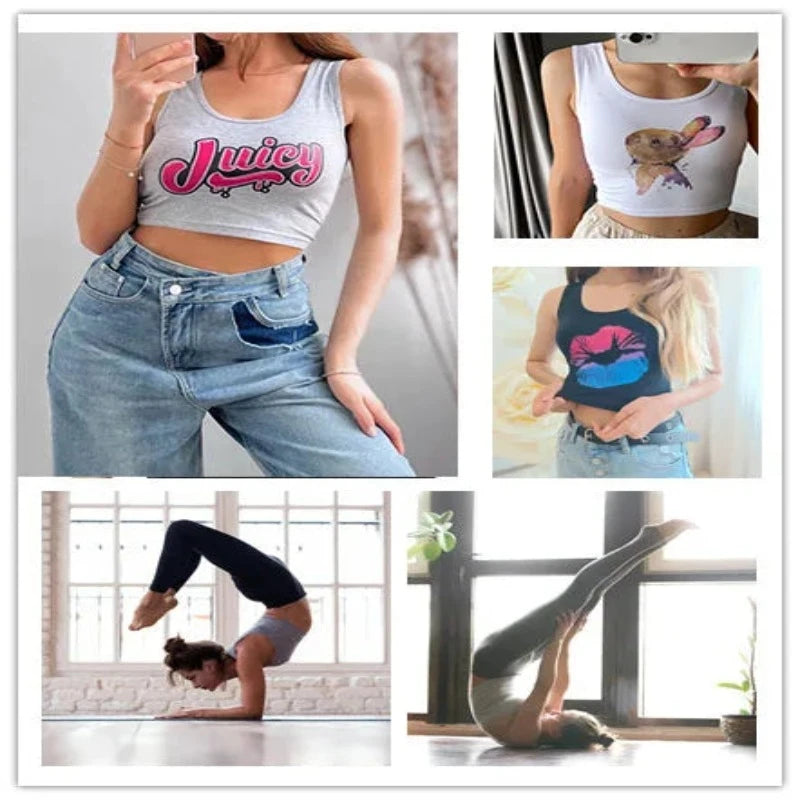 Yes Daddy I'll Suck It Design Sexy Crop Top Sugar Baby Ddlg Bdsm Kinky Submissive Tank Tops Girl's Naughty Camisole