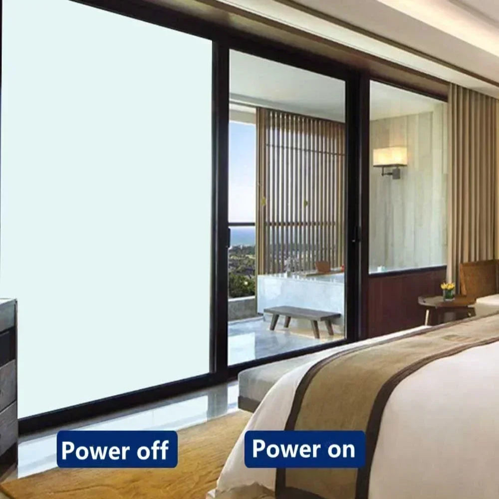 Smart Glass Film Privacy Self Adhesive Tint Customized Size Switchable Electronic Pdlc Sticky