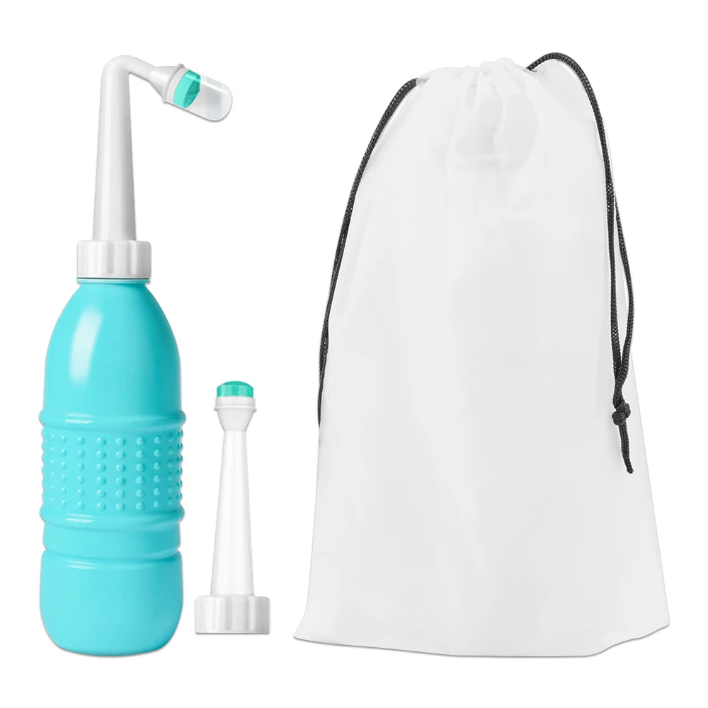 500Ml Bidet Sprayer Leakproof Anal Douche Hand Held Wash Shower Enema General Purpose Interface