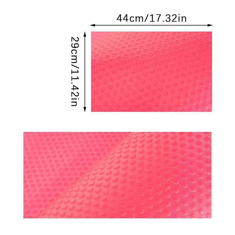 4Pcs Eva Waterproof Fridge Mat Washable Kitchen Liner Anti Oil Drawer Pad