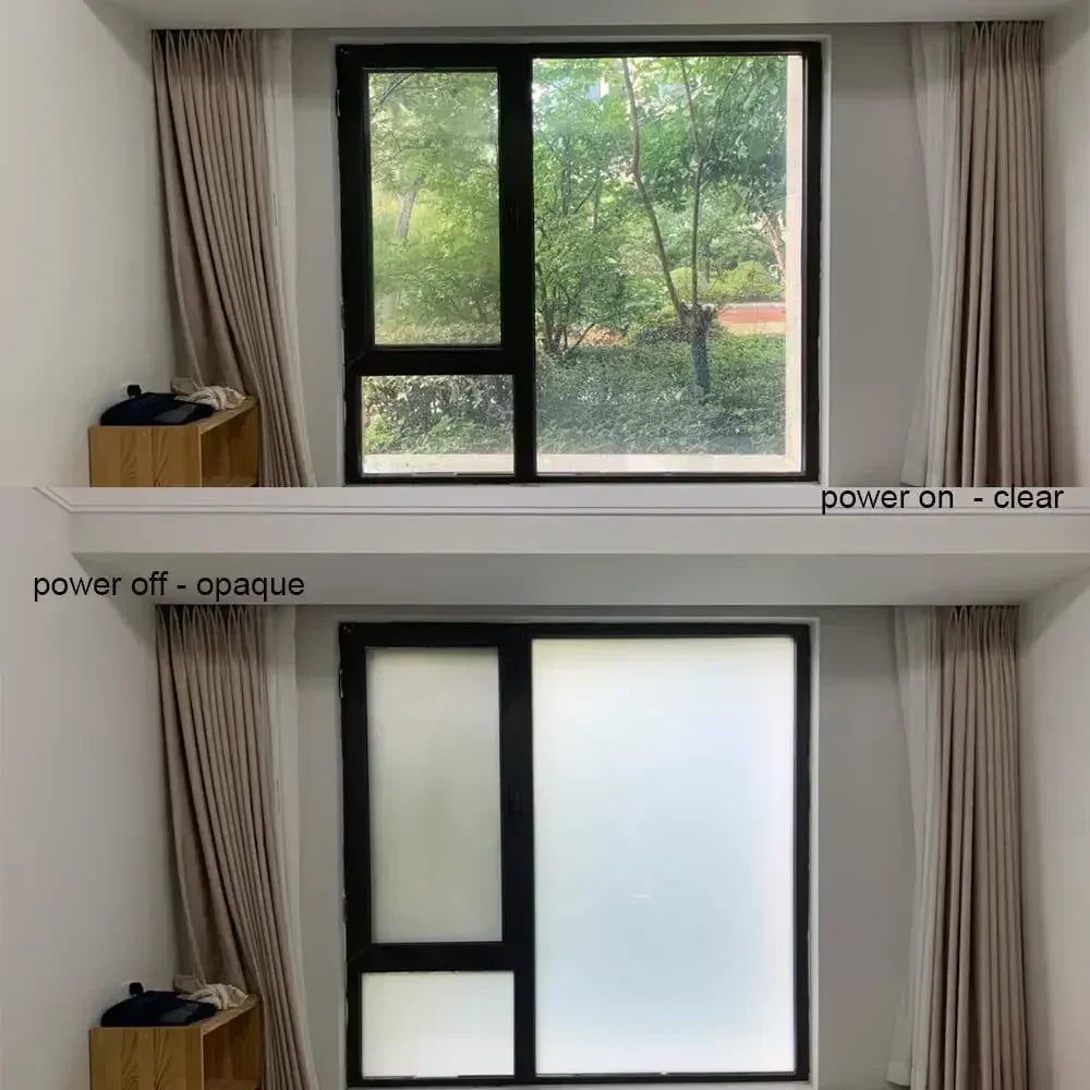 Smart Glass Film Privacy Self Adhesive Tint Customized Size Switchable Electronic Pdlc Sticky
