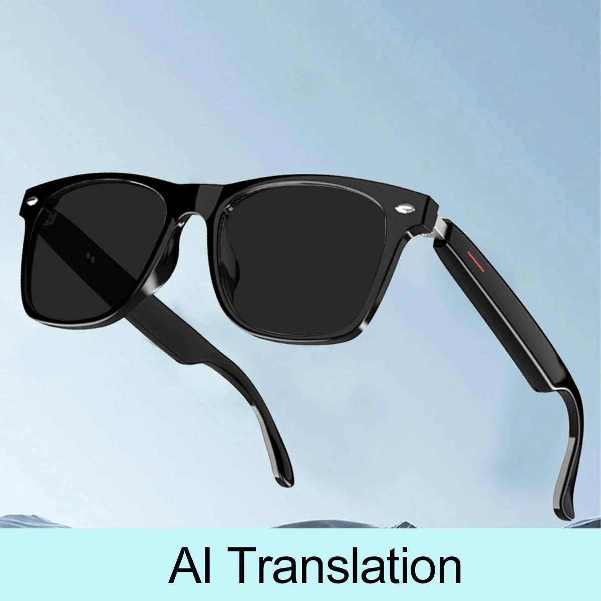 Smart Glasses Ai Translation 100+ Languages Real Time Bluetooth Music Sunglasses Men Women