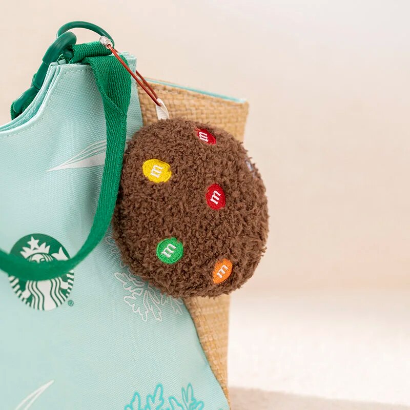Plush Pillow Light Brown Chocolate Cookies Biscuit Shape Stuffed Soft Cushion