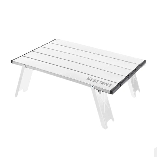 Westtune Mini Camping Table Ultralight Portable Aluminum Alloy Outdoor Roll Up Folding For Backpacking Picnic Bbq