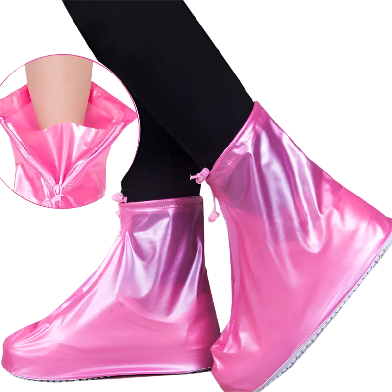 Silicone Waterproof Shoe Cover Unisex Shoes Protectors Rain Boots For Indoor Outdoor Rainy Reusable Quality Non Slip