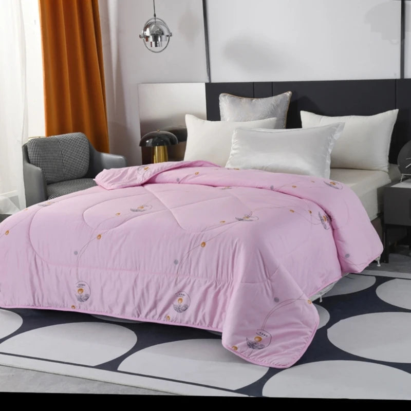 Cooling Quilt Breathable Cotton Sleep Aid Blankets For Home And Travel