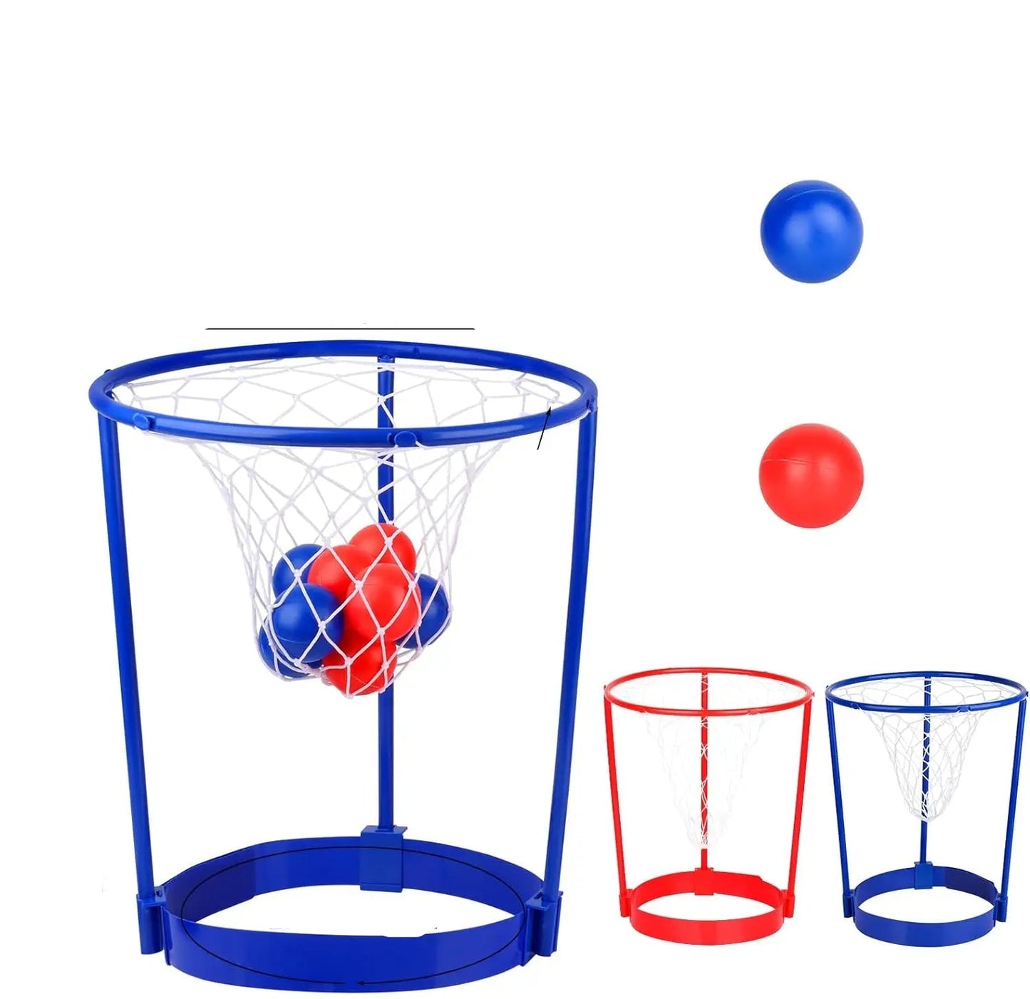 2 Pack Head Hoop Basketball Party Game For Kids Adults Adjustable Net Headband With 20 Balls Fun Gift Birthday
