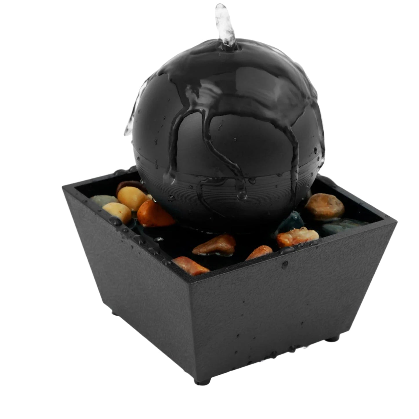 Tabletop Fountain Decor Water Landscape Ornament Attract Wealth Relax Zen Meditation