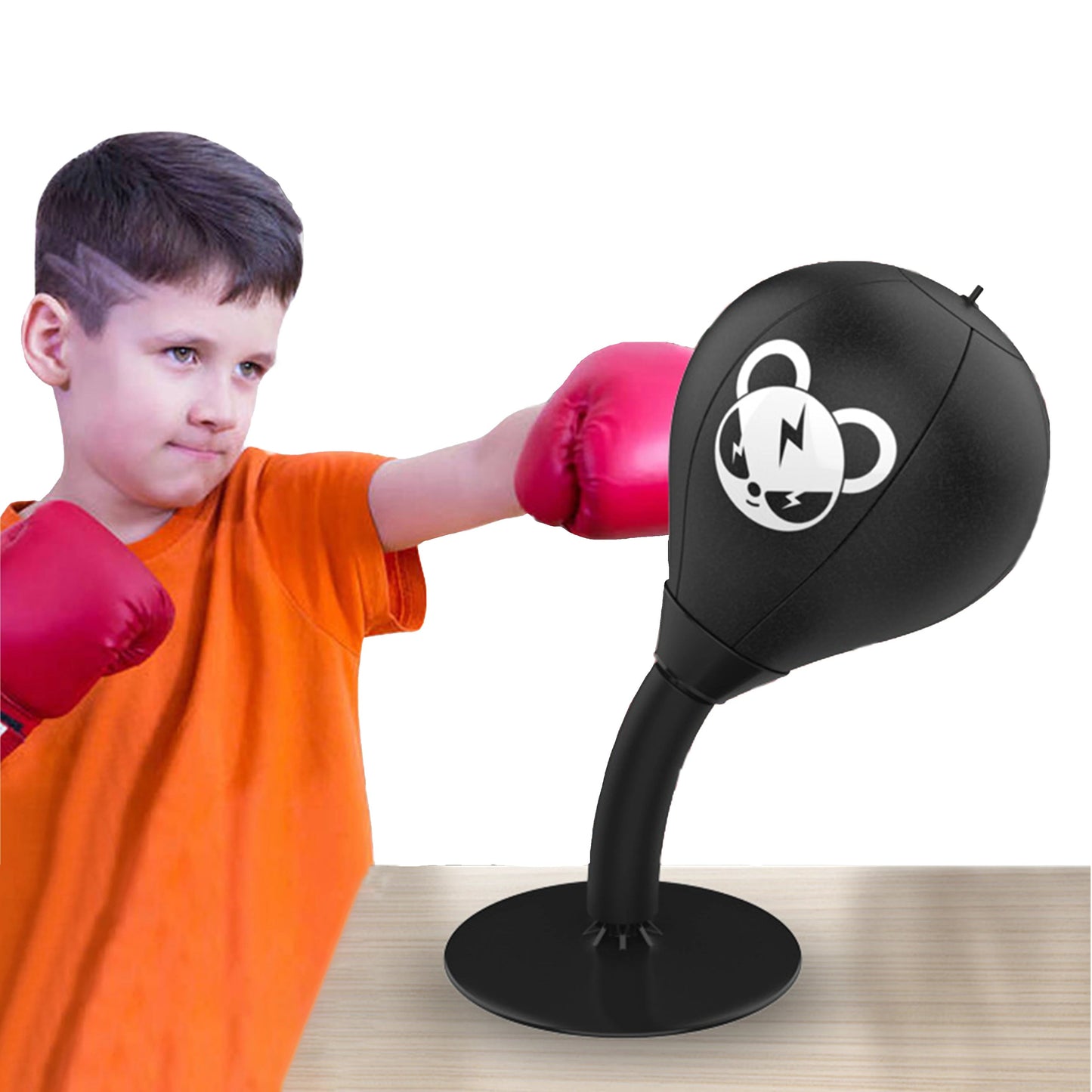 Boxing Desktop Speed Ball Table Punching Bag Kickboxing Training For Parent And Child