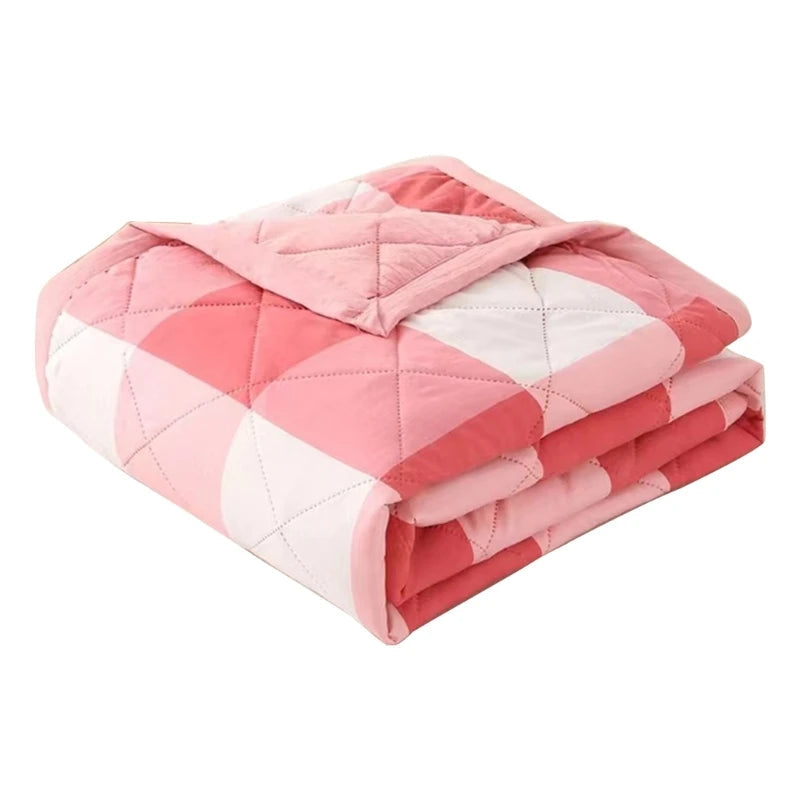 Cooling Quilt Breathable Cotton Sleep Aid Blankets For Home And Travel