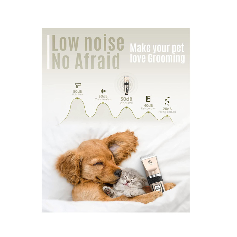 Silent Pet Hair Clipper Electric Grooming Clippers For Dogs & Cats