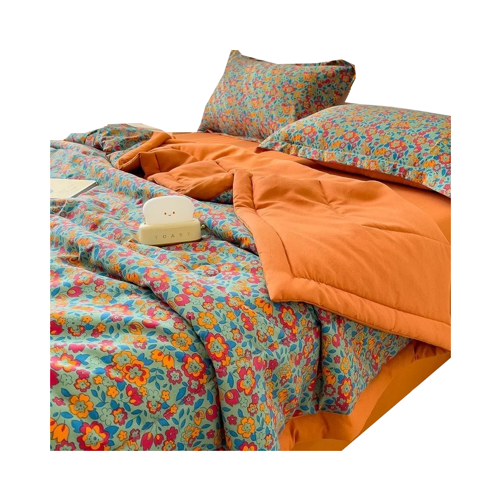 Summer Air Conditioning Thin Quilt Machine Washable Soft Breathable Blanket